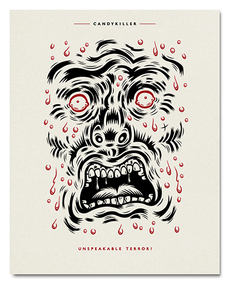 Candykiller Letterpress Print Series 2